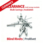 Industrial Blind Rivets Clearance & Bulk Wholesale Catalog