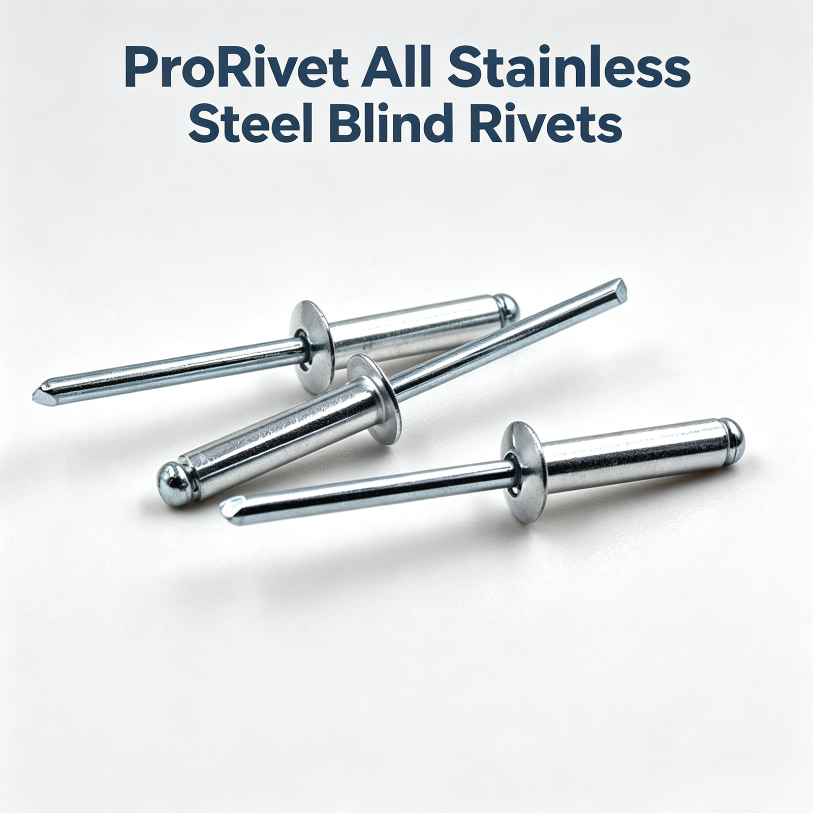 SSDSS ProRivet 300 Series Stainless Steel Pop Rivets - Domed, Large Flange & Countersunk 120° | High Corrosion Resistance Fasteners - 图片 1